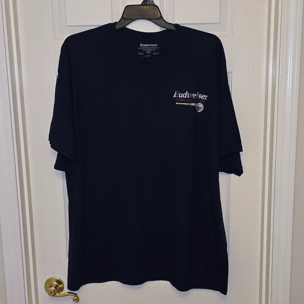 NWOT Men's Bud Baseball Shirt Size XXXL